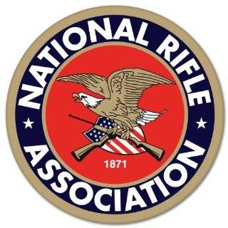  NRA National Rifle Association bumper sticker 4 x 4 