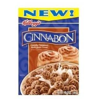 Kelloggs Cinnabon Cereal, 10 oz. box (Pack of 5)  Grocery 
