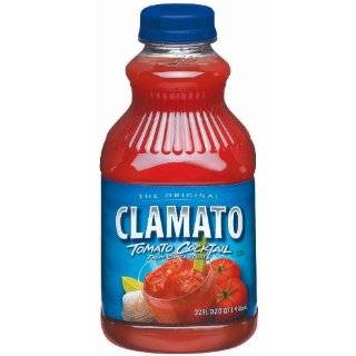 Clamato Juice, 32 Ounce Bottles (Pack of 12)