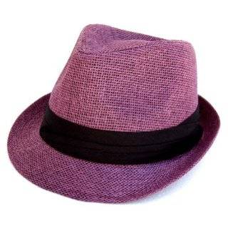   Hatter Co. Tweed Classic Cuban Style Fedora Fashion Cap Hat Clothing