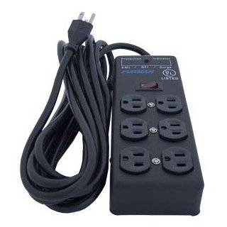   Power Strip, 6 Outlets, 15 Foot Power Cord, Standard Level Power