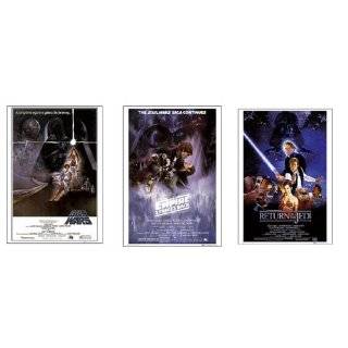 EPISODE IV V VI STAR WARS 3 MOVIE POSTERS SET of Classic Posters