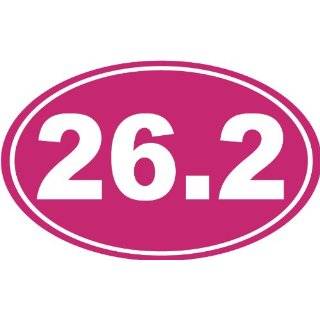  26.2 Oval Decal(pink) 