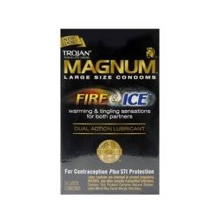  Trojan Magnum Vibrating Ring with Latex Magnum Condom 