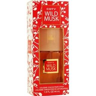 Coty Wild Musk by Coty for Women. Concentrate Cologne Spray 1.5 Ounces