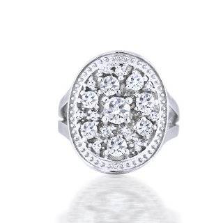   Engagement Ring Sterling Silver Bezel CZ 7 Bling Jewelry Jewelry