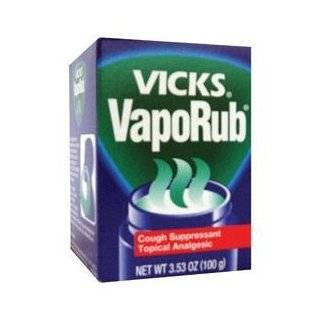 Vicks VapoRub Topical Cough Suppressant Ointment (Pack of 3) (3.53 oz 