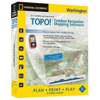 TOPO National Geographic USGS Topographic Maps (Washington)