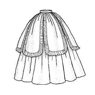  1869 Princess Dress for Young Girls Pattern Everything 