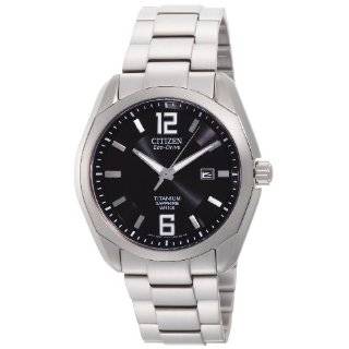   50E Eco Drive Titanium Chronograph Black Dial Watch Citizen Watches