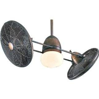  Minka Aire Vintage Gyro Brushed Nickel/Chrome Ceiling Fan 