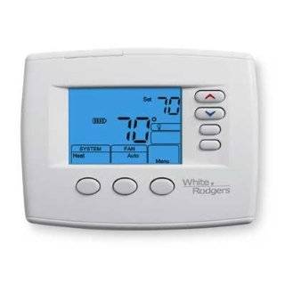 White Rodgers 1F79 111 Digital Thermostat, 2H, 1C, Hp, Nonprogram on ...