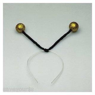    Gold Yellow Bumble Bee Antenna Headband Piece Costume Toys & Games