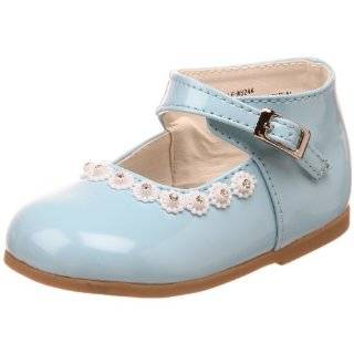 Kids 8244 First Walker Shoe,Light Blue Patent,6 M US Toddler Shoes