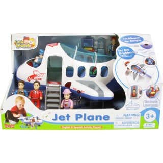 Happy Kid Toy Group Jet Plane English and Spanish Activity Set