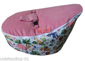 Lovely Pink Baby Bean Bag Chair Bed for Infants Toddlers Kids Two Covers 52