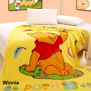 Baby Kids Toddler Disney Animal Fleece Throw Blanket Bed Set Cover Quilt Sheet