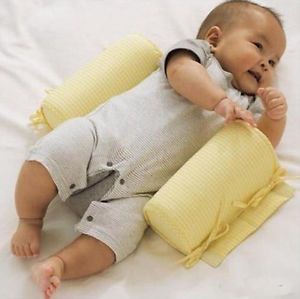 Baby Toddler Infant Cotton Anti Roll Pillow Sleep Positioner Safe Adjust Posture