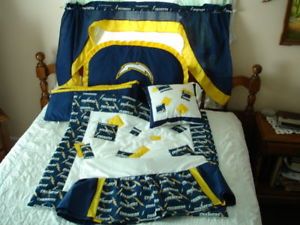 Custom Made Baby Nursery Crib Bedding Set Made with San Diego Chargers New