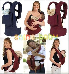 Adjustable Infant Baby Carrier Sling Newborn Kid Wrap Rider Comfort Backpack