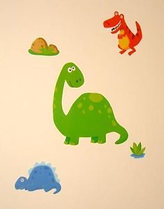 Nursery Boys Girls Children Kids Childs Bedroom Dinosaur Wall Furniture Stickers