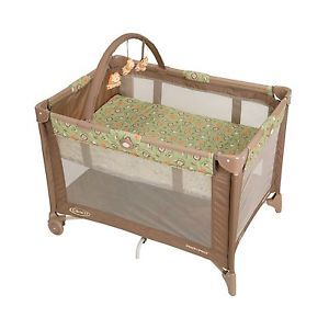 Graco Portable Baby Play Pen Yard Playpen w Full Size Bassinet Carry Bag New