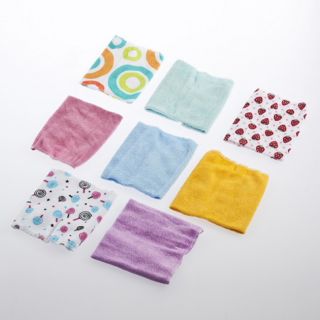 8pcs Baby Infant Newborn Bath Towel Washcloth Bathing Feeding Wipe Cloth Soft G6