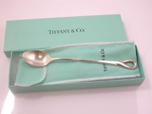 Tiffany Co Elsa Peretti Sterling Silver Baby Feeding Spoon Padova in Box