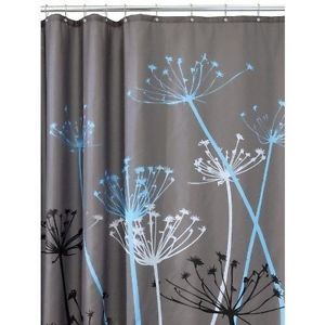 Blue Bathroom Shower Curtains Bathroom Accessories DIY Home Decor Luxury Long