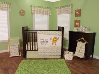 Trend Lab Dr Seuss The Lorax 3 PC Nursery Baby Crib Bedding Set New Cotton Earth