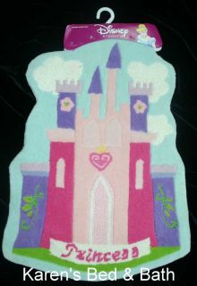 Disney Princess Castle Girls Nursery Large Rug New