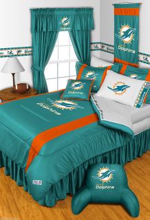Miami Dolphins Bed in A Bag Valance Set