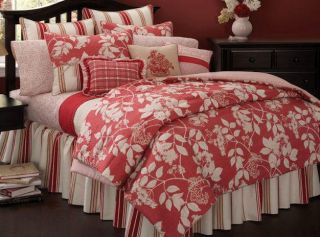Modern Country Floral King Comforter Bedding Bed Set