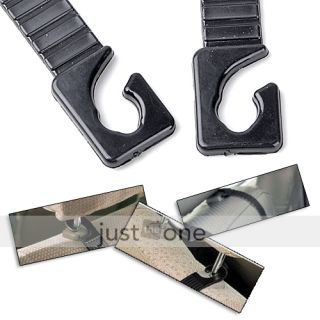 2 x Car Auto Interior Accessories Seat Back Bottle Bag Holder Hook Hanger Black