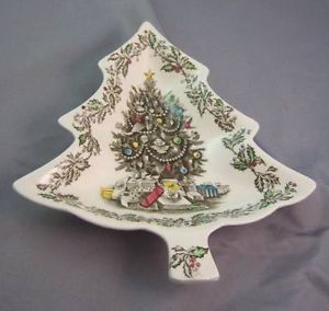 Johnson Brothers Merry Christmas Tree Candy Dish