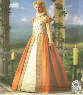 Simplicity Elizabethan Tudor Costume Sewing Pattern