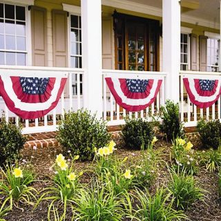 Patriotic American Flag Bunting