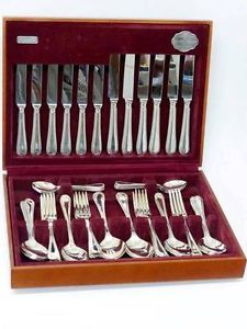 Cooper Ludlam 44 Piece Silver Plated Cutlery Set