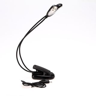 New Flexible Twin Dual 3 LED Light USB Clip on Bed Desk Lamp Bulb for PC Laptop