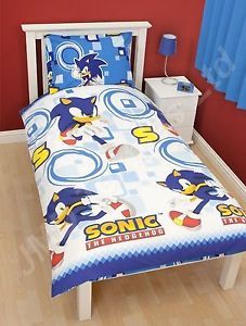 Sonic The Hedgehog Single Duvet Quilt Cover Bedding Set
