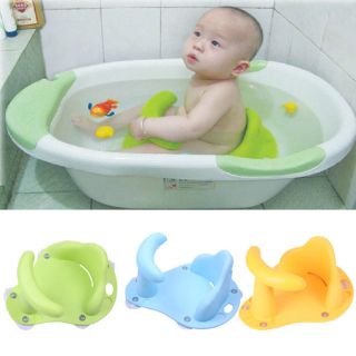 Baby Infant Child Toddler Bath Seat Ring Non Anti Slip Safety Chair Mat Pad Tub