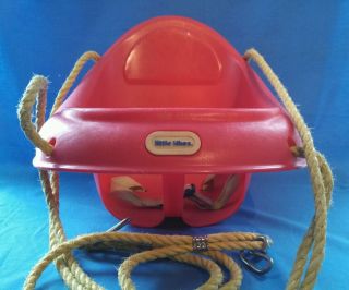 Little Tikes High Back Baby Toddler Safety Swing Age 9 36 Months Used Complete