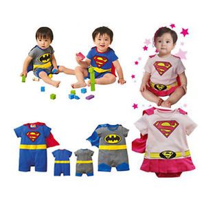 Baby Romper Superman Batman Baby Legging Rompers Baby Clothing Kid Wears Blue