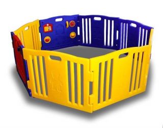 New Kids Baby Child Playpen 8 Panels Playzone Little Security Safety Yard