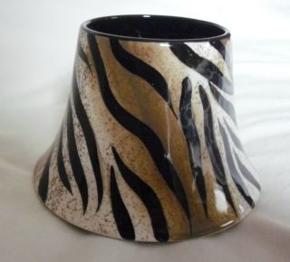 Home Interiors and Gifts Ceramic Safari Themed Candle Lampshade