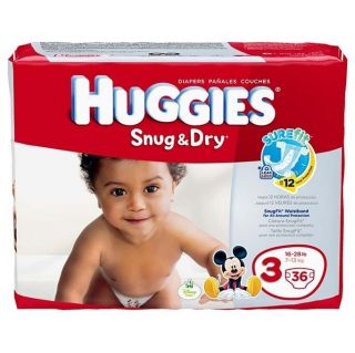 4 Packages of Huggies Snug Dry Diapers Size 3 16 28 Lbs