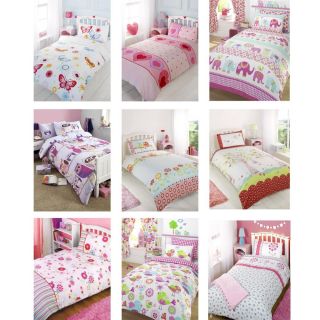 Girls Bedding Single Duvet Cover Sets New Free Delivery