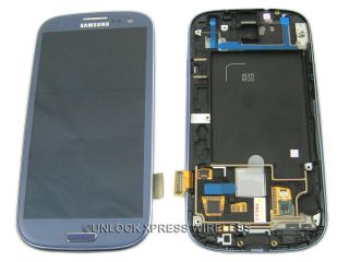 Galaxy S3 Verizon MetroPCS I535 R530 LCD Touch Screen Digitizer Blue Samsung S3