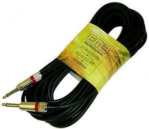Pro DJ Cable Patch Cord 1 4 inch to 1 4 inch Cable 15 Feet 16 Gauge USA SHIP New