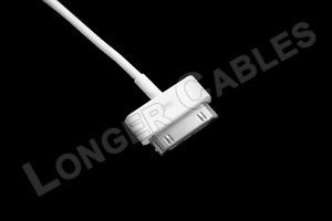 10' ft Long Extension USB Power Wall Charger Cable Cord for iPhone 3 3GS 4 4S